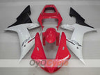 Kit de carénage à injection pour YZF-R1 02-03 - Rouge, blanc, noir - Style d'origine #OYO87905752