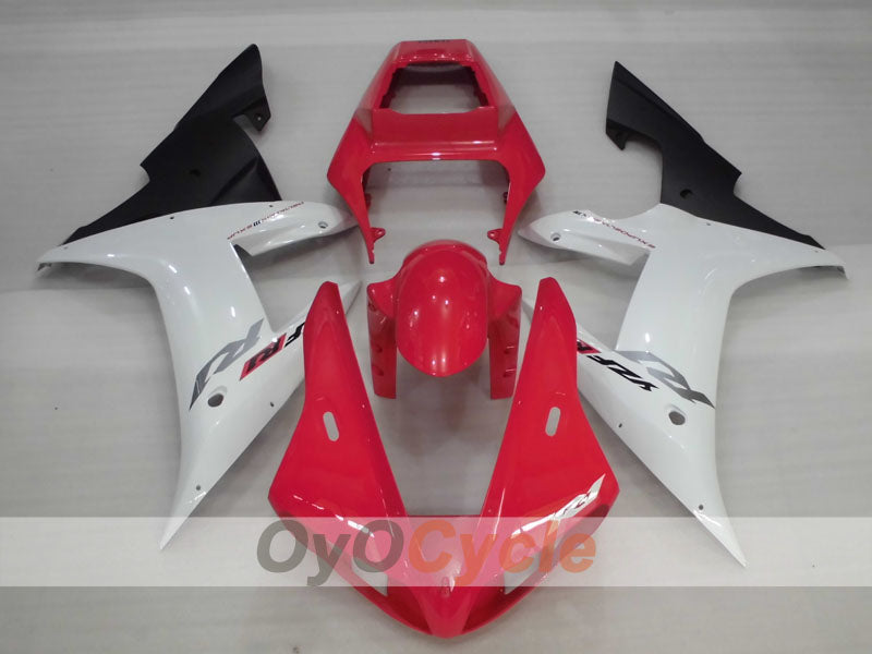 Kit de carénage à injection pour YZF-R1 02-03 - Rouge, blanc, noir - Style d'origine #OYO87905752