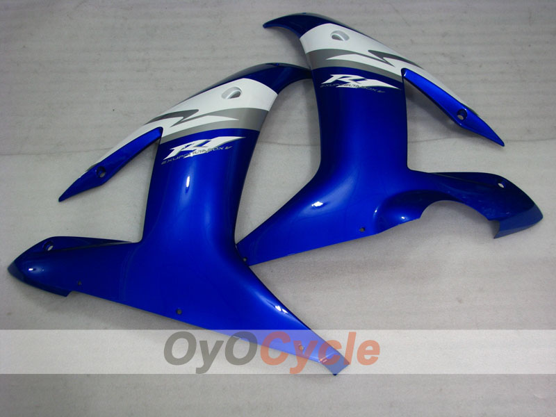 Kit de carénage à injection pour YZF-R1 02-03 - Bleu, blanc, noir - Style d'origine #OYO87905753