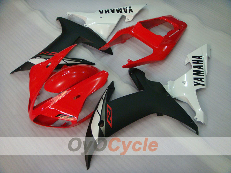 Kit de carénages à injection pour YZF-R1 02-03 - Rouge, Blanc, Noir - Style d’usine #OYO87905755