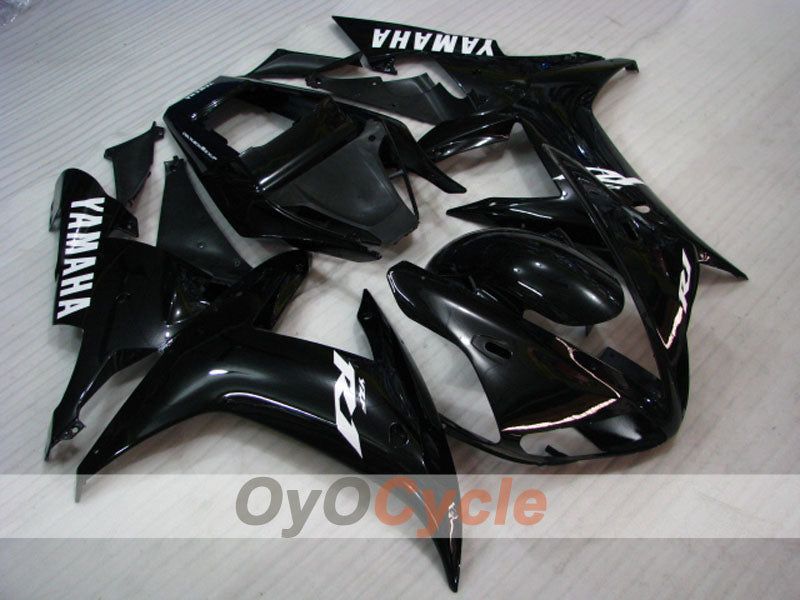 Kit de carénages à injection pour YZF-R1 02-03 - Noir - Style d’usine #OYO87905756