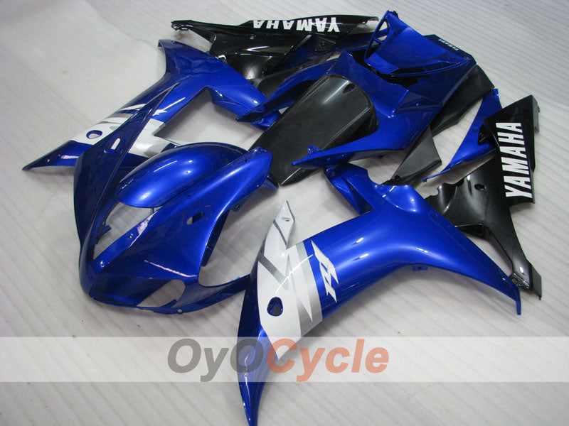 Kit de carénages à injection pour YZF-R1 02-03 - Bleu, Noir - Style d’usine #OYO87905757