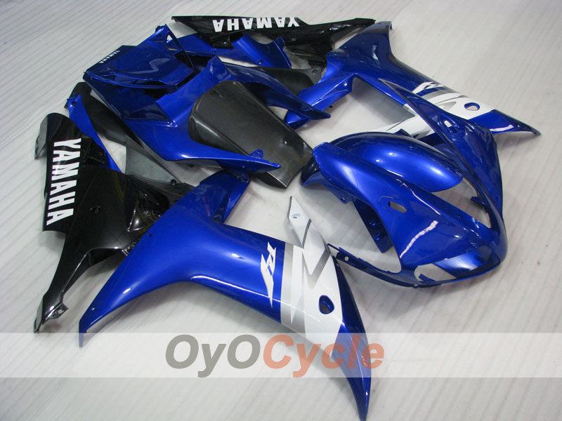 Kit de carénages à injection pour YZF-R1 02-03 - Bleu, Noir - Style d’usine #OYO87905757