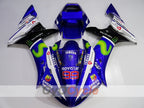 Kit de carénages à injection pour YZF-R1 02-03 - Bleu, Blanc, Noir - Monster #OYO87905763