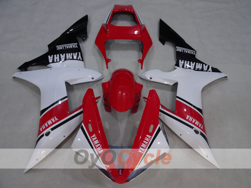 Kit de carénage injecté pour YZF-R1 02-03 - Rouge, blanc - Style d'origine #OYO87905767 Image principale du produit