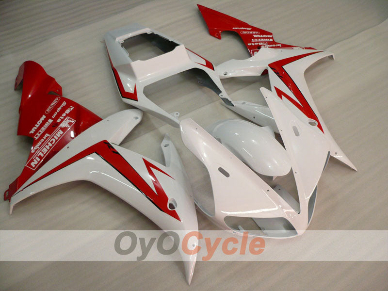 Kit de carénage injecté pour YZF-R1 02-03 - Rouge, blanc - Style d'origine #OYO87905768