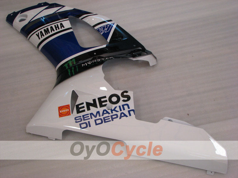 Kit de carénage injecté pour YZF-R1 98-99 - Bleu, blanc, noir - Monster #OYO87905772