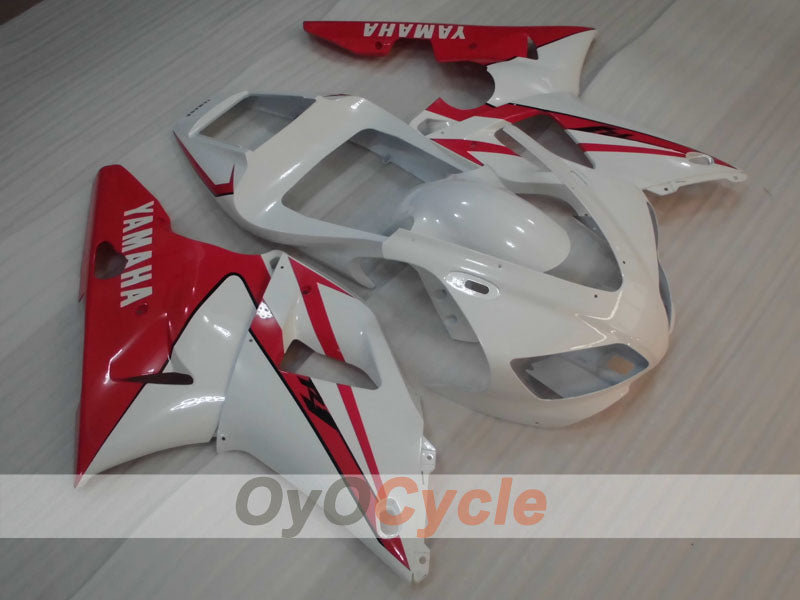 Kit de carénage injecté pour YZF-R1 98-99 - Rouge, blanc - Style d'origine #OYO87905774