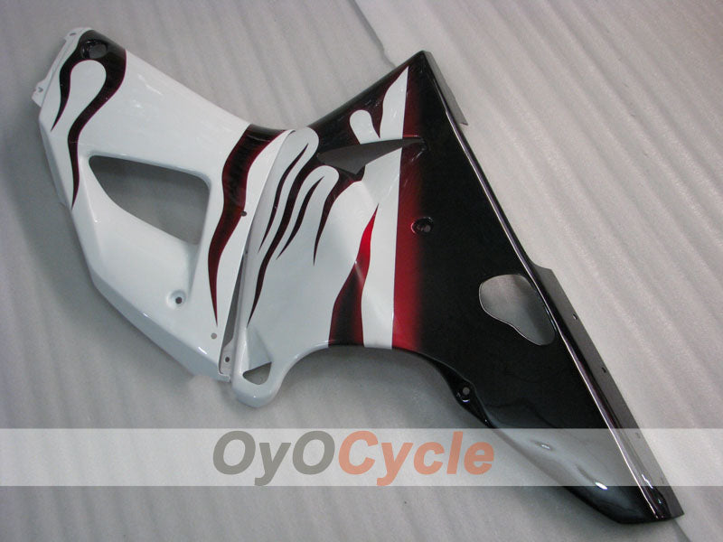 Kit de carénage injecté pour YZF-R1 98-99 - Blanc, noir - Flamme #OYO87905779