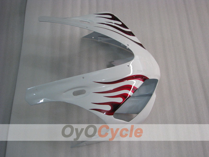 Kit de carénage injecté pour YZF-R1 98-99 - Blanc, noir - Flamme #OYO87905779
