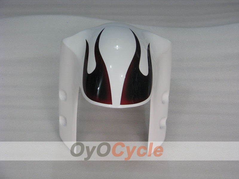 Kit de carénage injecté pour YZF-R1 98-99 - Blanc, noir - Flamme #OYO87905779
