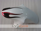Kit de carénage injecté pour YZF-R1 98-99 - Blanc, noir - Flamme #OYO87905779