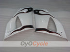 Kit de carénage injecté pour YZF-R1 98-99 - Blanc, noir - Flamme #OYO87905779