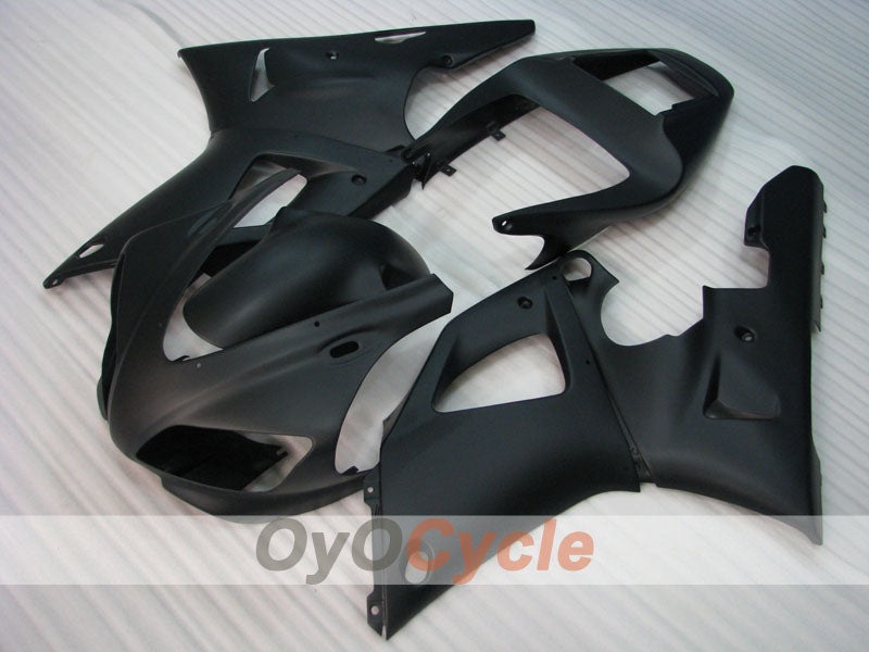 Kit de carénage à injection pour YZF-R1 98-99 - Noir, mat - Sans autocollant / décalcomanie, style d'origine #OYO87905780