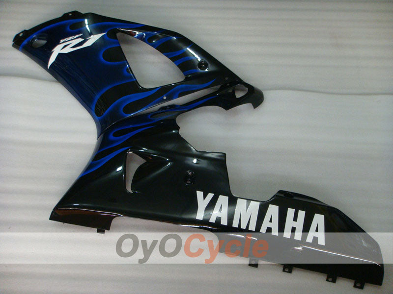 Kit de carénage à injection pour YZF-R1 98-99 - Bleu, noir - Flamme #OYO87905783