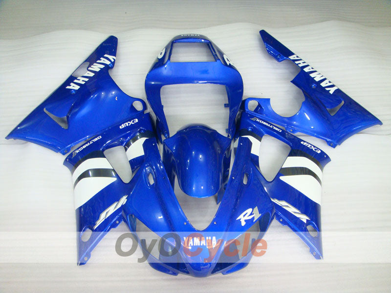 Kit de carénage à injection pour YZF-R1 98-99 - Bleu, blanc - Style d'origine #OYO87905784