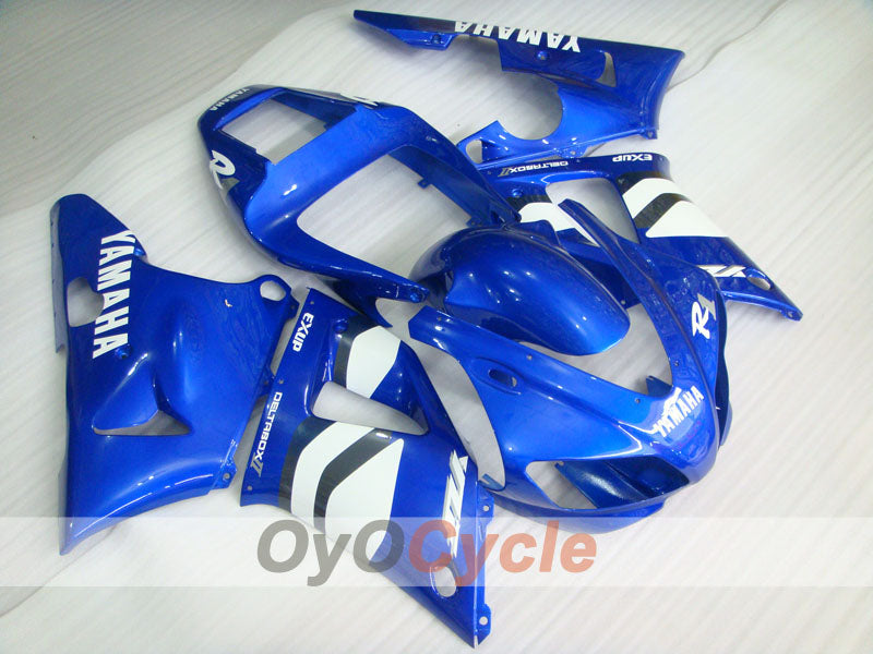 Kit de carénage à injection pour YZF-R1 98-99 - Bleu, blanc - Style d'origine #OYO87905784