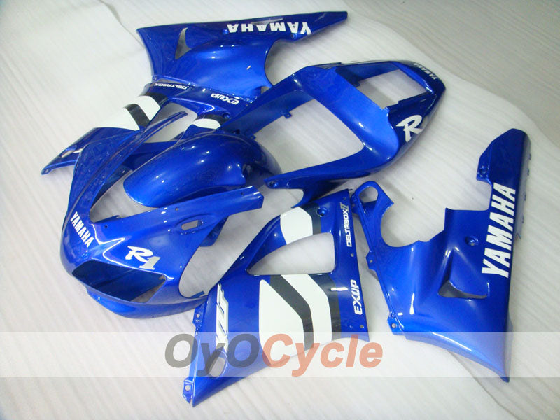 Kit de carénage à injection pour YZF-R1 98-99 - Bleu, blanc - Style d'origine #OYO87905784