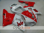 Kit de carénage à injection pour YZF-R1 98-99 - Rouge, blanc - Style d'origine #OYO87905788