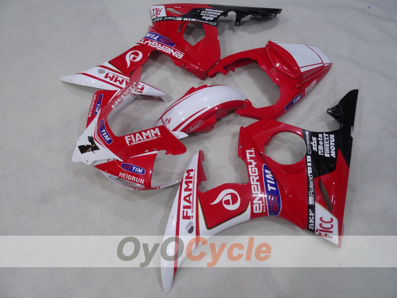 Kit de carénage à injection pour YZF-R6 05 - Rouge, blanc - FIAMM #OYO87905833