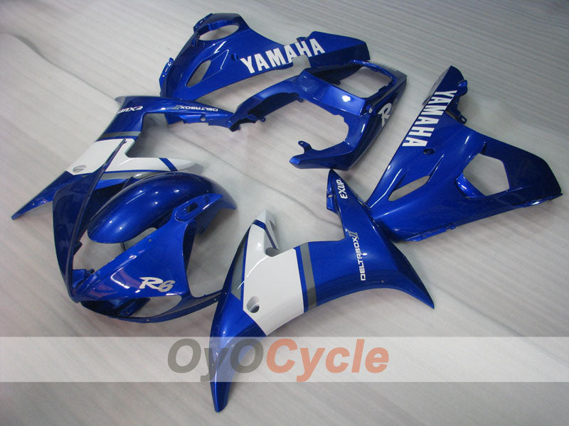 Kit de carénage à injection pour YZF-R6 05 - Bleu, blanc - Style d’origine #OYO87905834