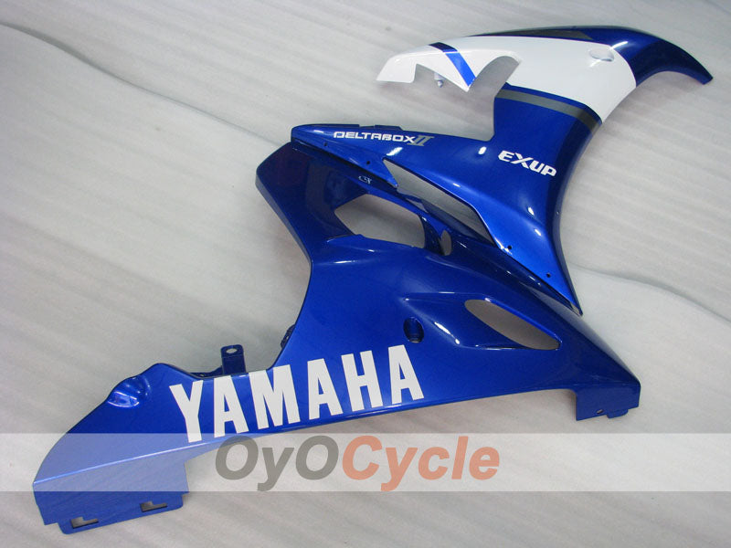 Kit de carénage à injection pour YZF-R6 03-04 - Bleu, blanc - Style d'origine #OYO87905790