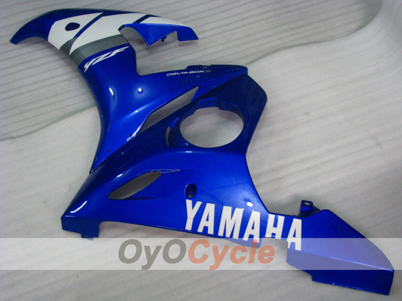 Kit de carénage à injection pour YZF-R6 03-04 - Bleu, blanc - Style d'origine #OYO87905791