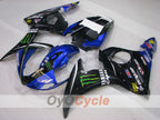 Kit de carénage à injection pour YZF-R6 05 - Bleu, noir - Monster #OYO87905836