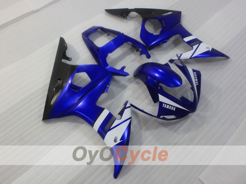 Kit de carénage en injection pour YZF-R6 03-04 - Bleu, blanc, noir - Style usine #OYO87905793