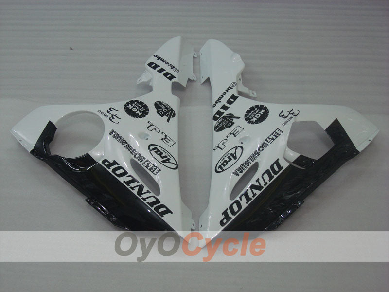 Kit de carénage à injection pour YZF-R6 05 - Blanc, noir - Jordan #OYO87905838