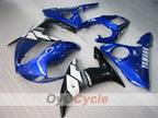 Kit de carénage en injection pour YZF-R6 03-04 - Bleu, blanc - Style usine #OYO87905796