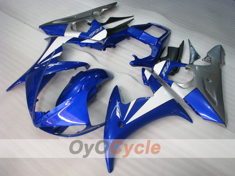 Kit de carénage en injection pour YZF-R6 03-04 - Bleu - Style usine #OYO87905798