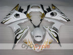 Kit de carénage à injection pour YZF-R6 05 - Blanc, Or - Style usine, Personnalisable #OYO87905849