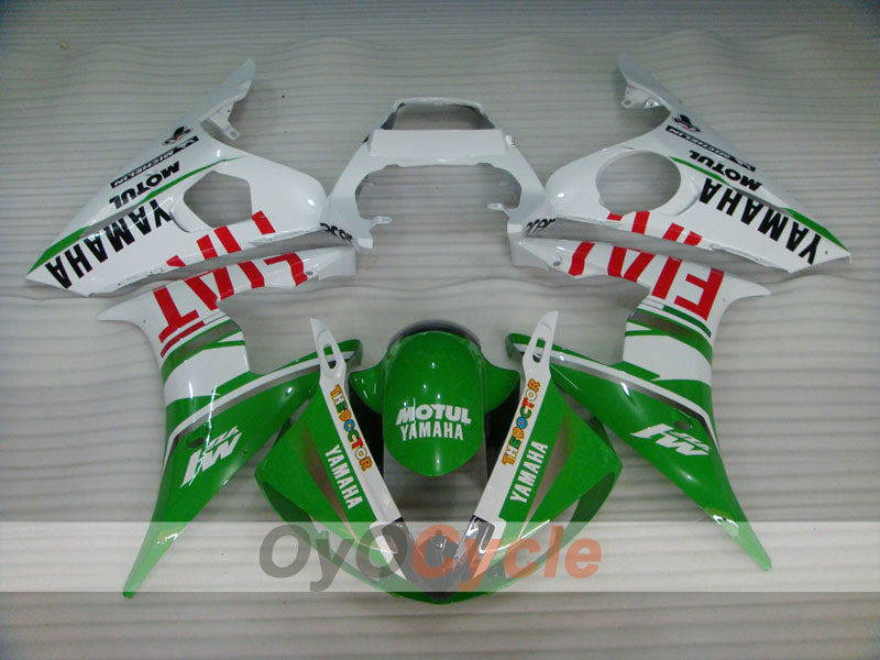 Kit de carénage à injection pour YZF-R6 05 - Vert, Blanc - FIAT #OYO87905851