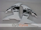 Kit de carénages injectés pour YZF-R6 03-04 - Blanc, Noir - Style d'origine #OYO87905808