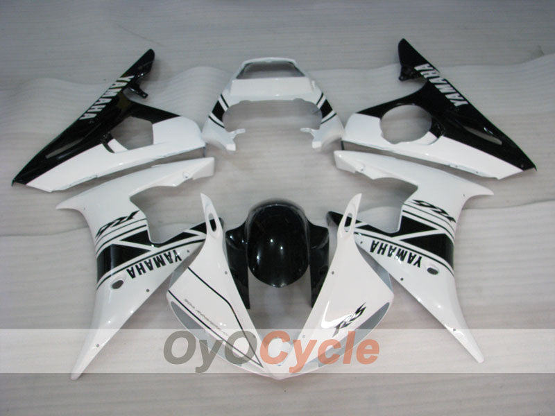 Kit de carénage à injection pour YZF-R6 05 - Blanc, Noir - Style usine #OYO87905852
