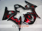 Kit de carénage à injection pour YZF-R6 05 - Rouge, Noir - Style usine #OYO87905854
