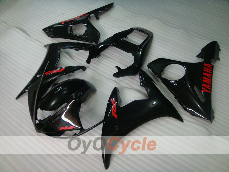 Kit de carénage à injection pour YZF-R6 05 - Noir - Style d'origine #OYO87905855