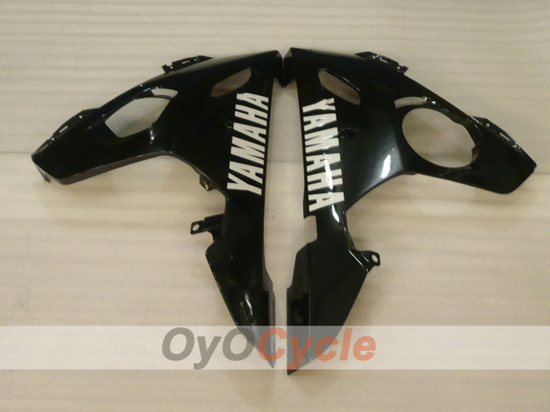 Kit de carénages injectés pour YZF-R6 03-04 - Noir, Gris - Style d'origine #OYO87905813