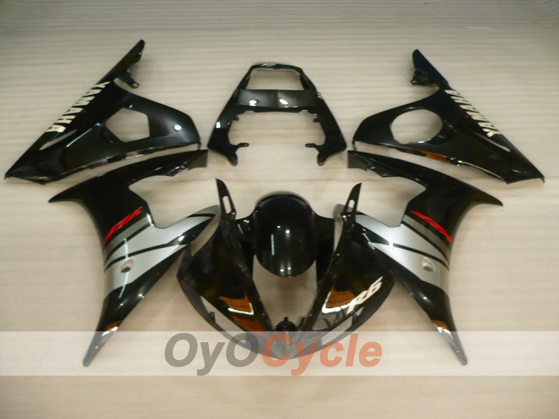 Kit de carénages injectés pour YZF-R6 03-04 - Noir, Gris - Style d'origine #OYO87905813 Image secondaire du produit