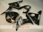 Kit de carénages injectés pour YZF-R6 03-04 - Noir, Gris - Style d'origine #OYO87905813