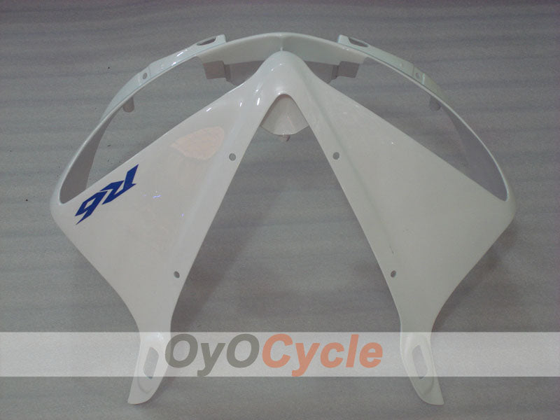 Kit de carénages injectés pour YZF-R6 03-04 - Bleu, Blanc - Style d'origine #OYO87905815