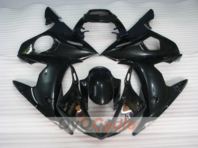Kit de carénage à injection pour YZF-R6 05 - Noir - Sans autocollant / décalque, style d'origine #OYO87905860
