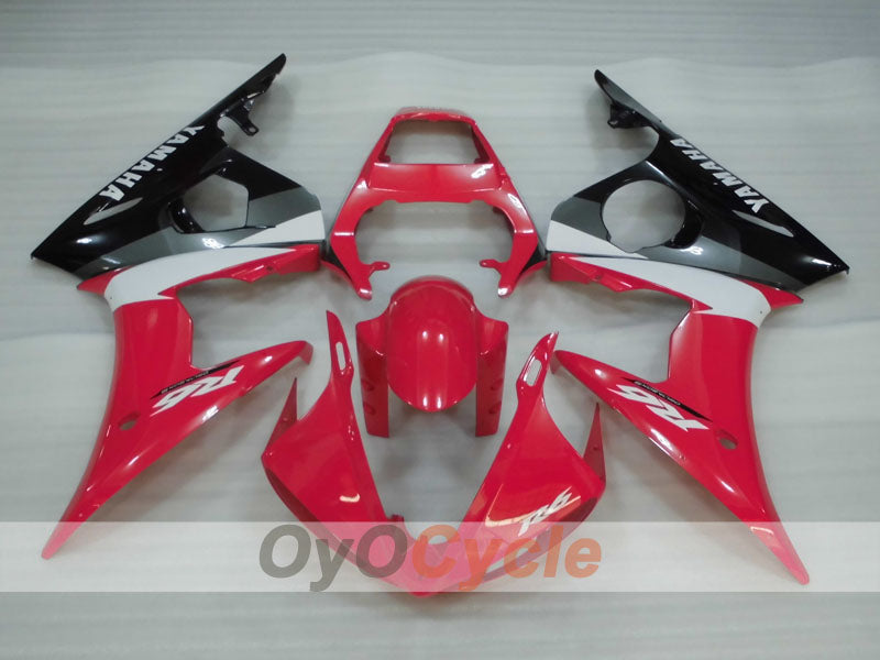 Kit de carénage à injection pour YZF-R6 05 - Rouge, blanc, noir - Style d'origine #OYO87905861