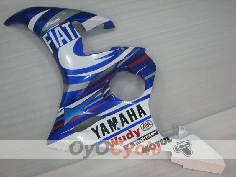 Kit de carénage à injection pour YZF-R6 05 - Bleu, blanc - FIAT #OYO87905864