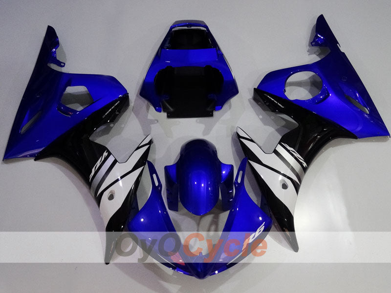 Kit de carénage à injection pour YZF-R6 05 - Bleu, blanc, noir - Style d'origine #OYO87905865