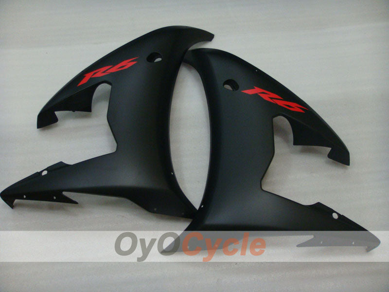 Kit de carénage à injection pour YZF-R6 05 - Noir, Mat - Style d'usine #OYO87905872