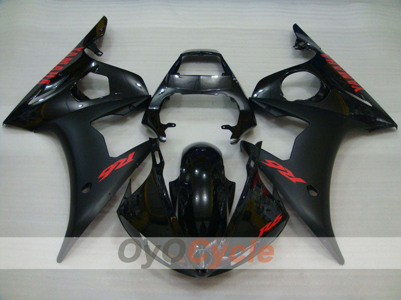 Kit de carénage à injection pour YZF-R6 05 - Noir, Mat - Style d'usine #OYO87905872