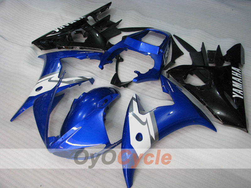 Kit de carénage à injection pour YZF-R6 05 - Bleu, Noir - Style d'usine #OYO87905875