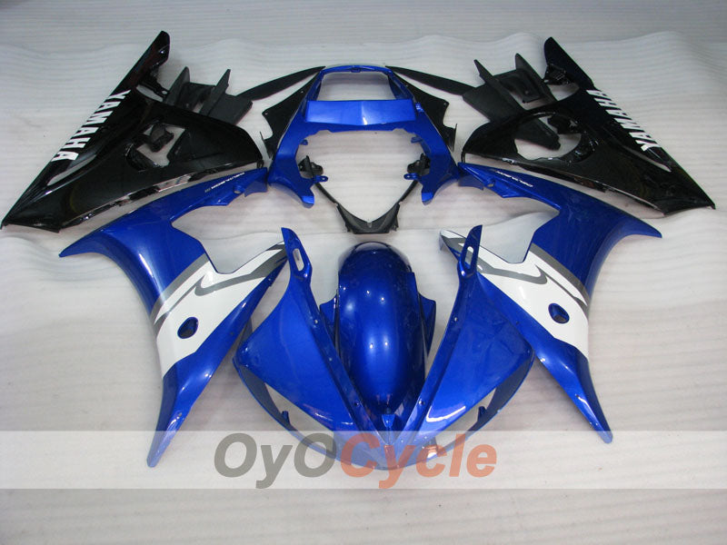 Kit de carénage à injection pour YZF-R6 05 - Bleu, Noir - Style d'usine #OYO87905875